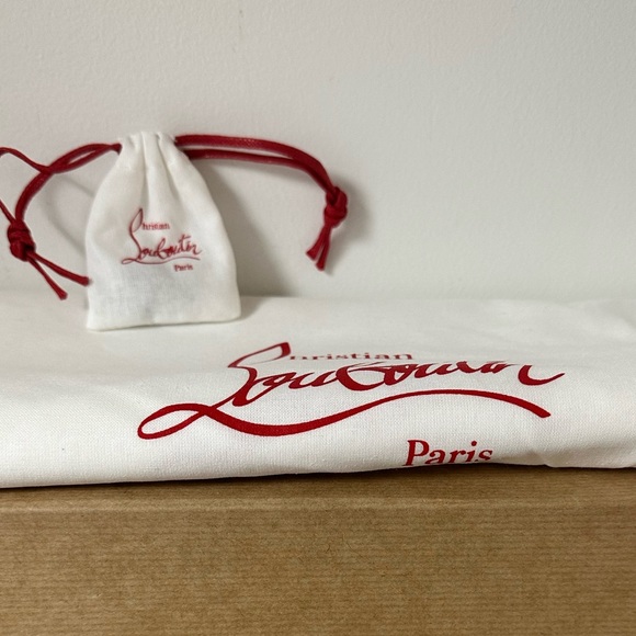 Christian Louboutin Black Booties Heel 85 mm Size 38 - Picture 6 of 8